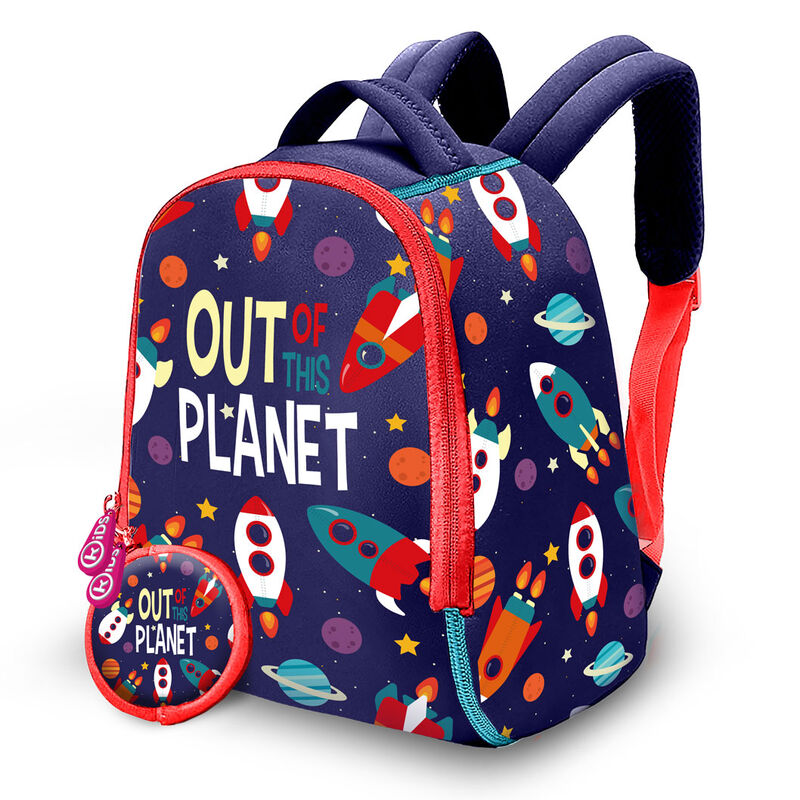 Imagen de Mochila + Monedero Out Planet Neopreno 25Cm parte de nuestra colección en Espadas y más, sitio oficial.