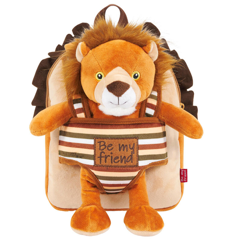 Imagen 1 de Mochila Reversible + Peluche Lenny Lion 25Cm