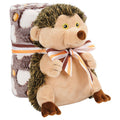 Imagen 1 - Peluche + Manta Suave Hugo Erizo 22Cm