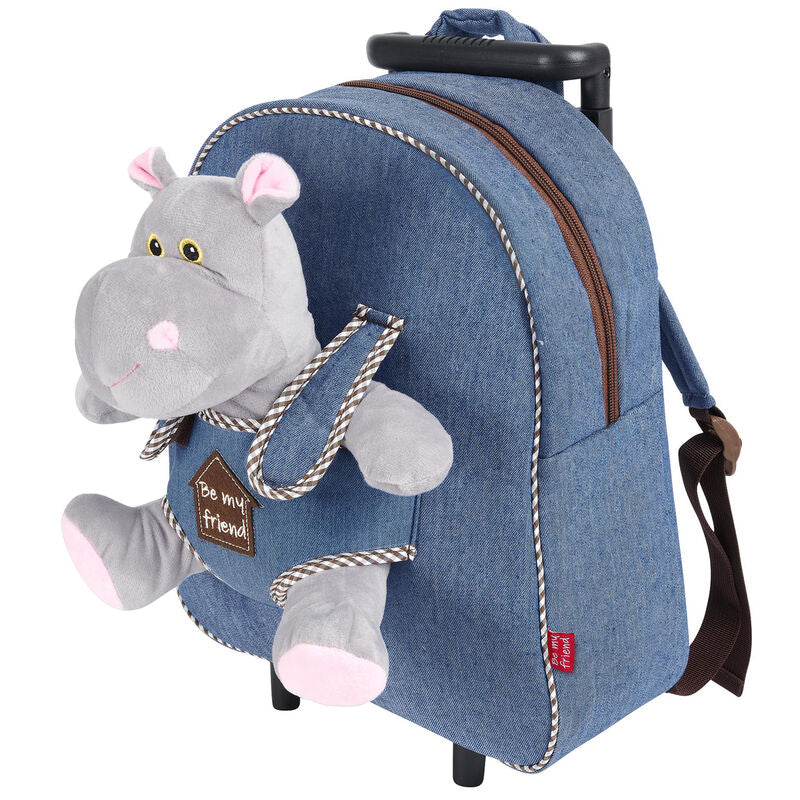 Imagen 2 - Trolley + Peluche Hipopotamo Holly 38Cm