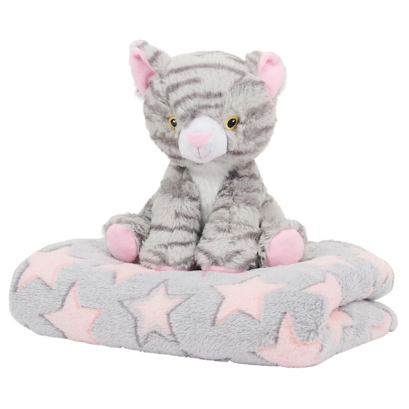 Imagen 3 de Peluche + Manta Suave Gato Candy 22Cm