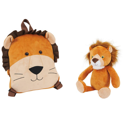 Imagen 4 de Mochila Reversible + Peluche Lenny Lion 25Cm