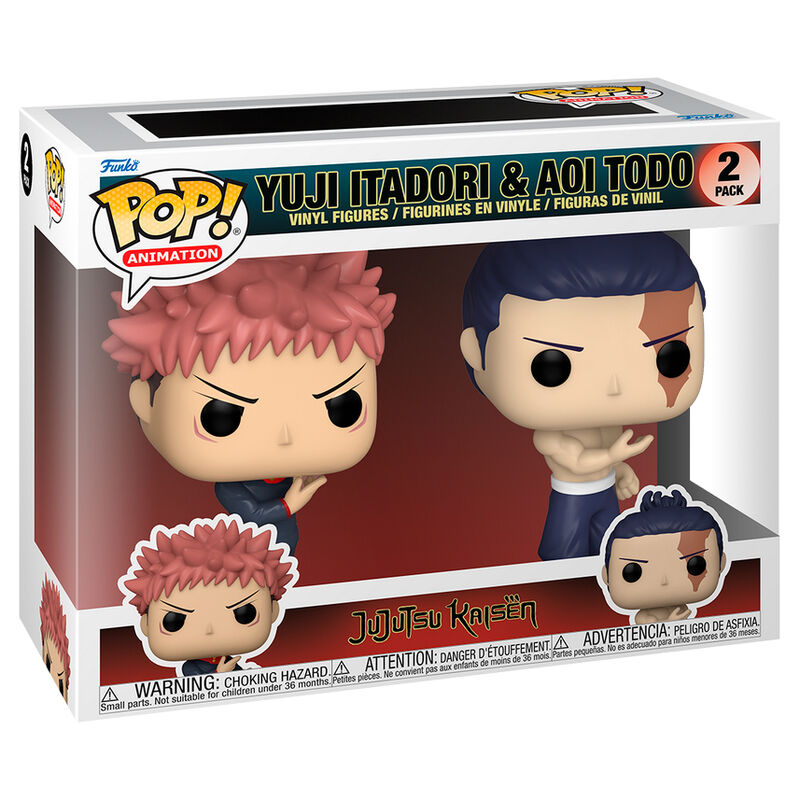 Imagen 1 de Blister 2 Figuras Pop Jujutsu Kaisen Yuji Itadori & Aoi Todo