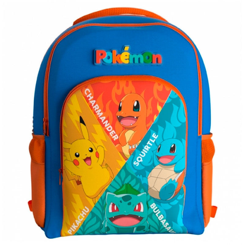 Imagen 1 de Mochila Starters Pokemon 43Cm Adaptable