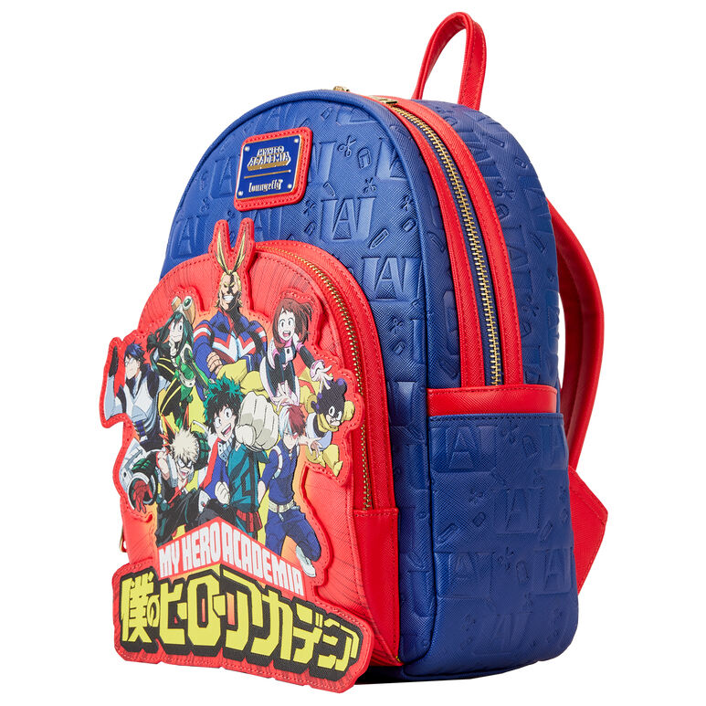 Imagen 2 de Mochila Group Debossed Logo My Hero Academia Loungefly 26Cm