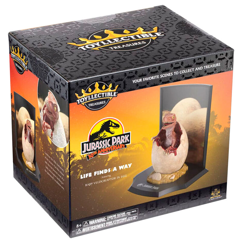 Imagen 3 - Estatua Raptor Egg Jurassic Park 12Cm