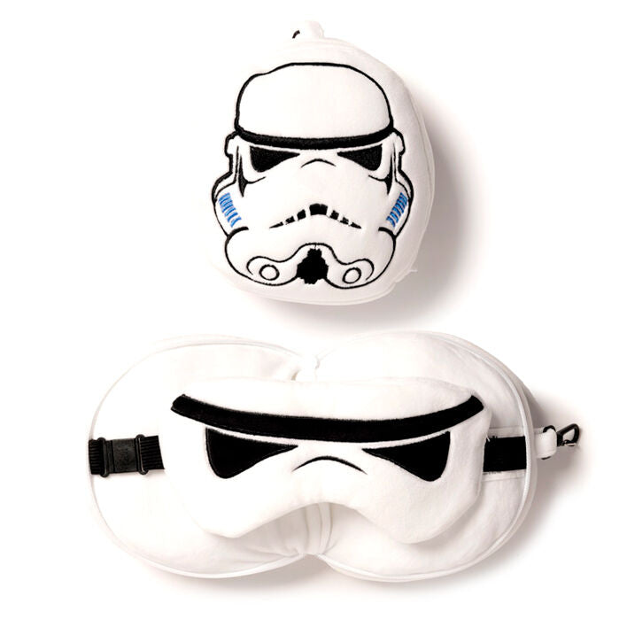 Imagen 1 de Almohada Viaje Antifaz Soldado Imperial Stormtrooper Star Wars Relaxeazzz