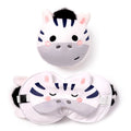 Imagen 1 - Almohada Viaje Antifaz Cebra Bali Adoramals Relaxeazzz