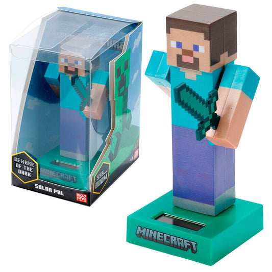 Imagen 1 de Muñeco Solar Steve Minecraft