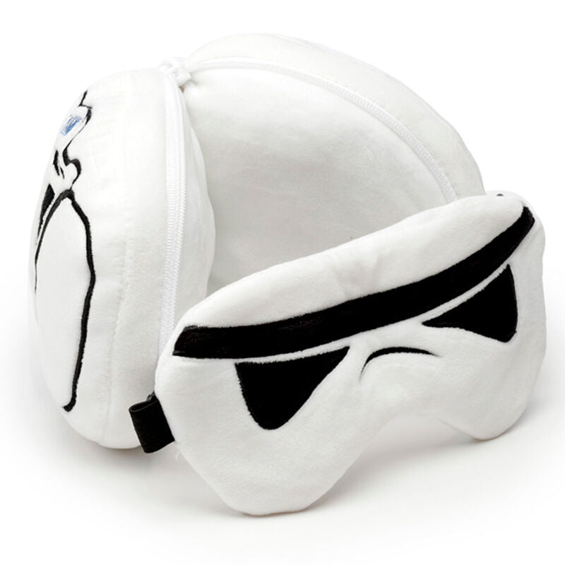 Imagen 2 de Almohada Viaje Antifaz Soldado Imperial Stormtrooper Star Wars Relaxeazzz