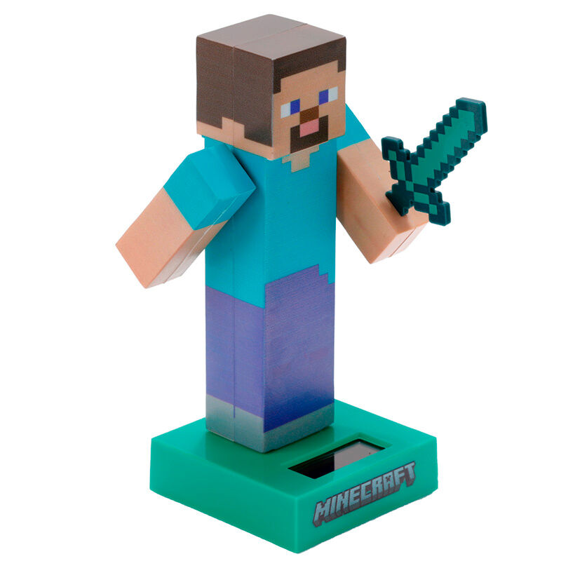 Imagen 2 de Muñeco Solar Steve Minecraft