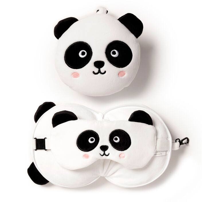 Imagen 1 - Almohada Viaje Antifaz Oso Panda Adoramals Relaxeazzz