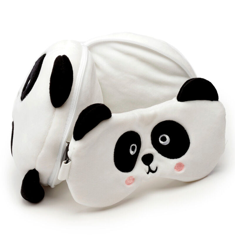 Imagen 3 - Almohada Viaje Antifaz Oso Panda Adoramals Relaxeazzz