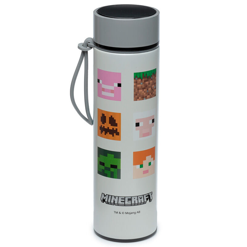 Imagen 3 de Botella Acero Inoxidable Termo Minecraft Termometro 450Ml 2