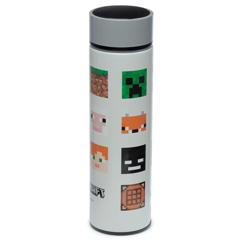 Imagen 4 de Botella Acero Inoxidable Termo Minecraft Termometro 450Ml 2