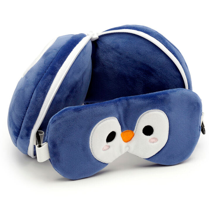 Imagen 2 - Almohada Viaje Antifaz Pingüino Adoramals Relaxeazzz