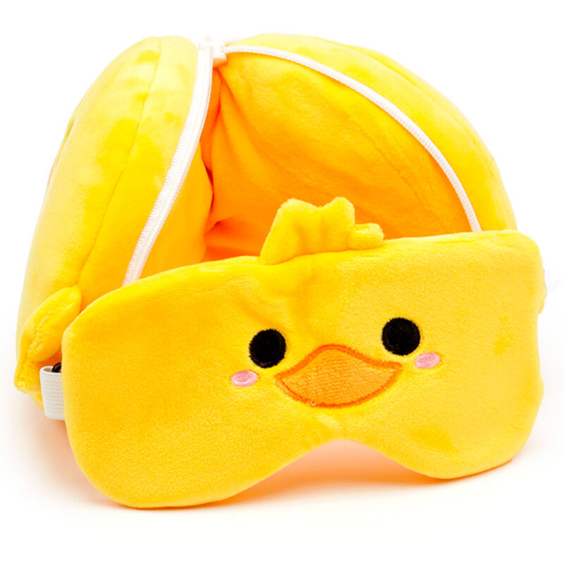 Imagen 2 - Almohada Viaje Antifaz Pato Adoramals Relaxeazzz