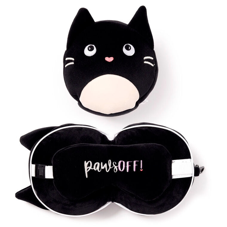 Imagen 1 de Almohada Viaje Antifaz Gato Feline Fine Relaxeazzz