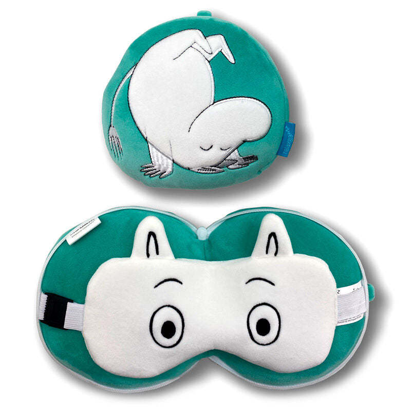 Imagen de Almohada Viaje Antifaz Mumin Relaxeazzz parte de nuestra colección en Espadas y más, sitio oficial.