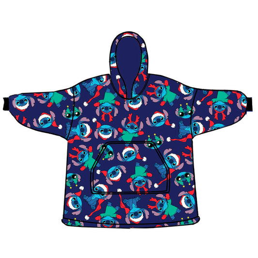 Imagen 1 de Bata Sudadera Oversize Stitch Disney Coral Adulto