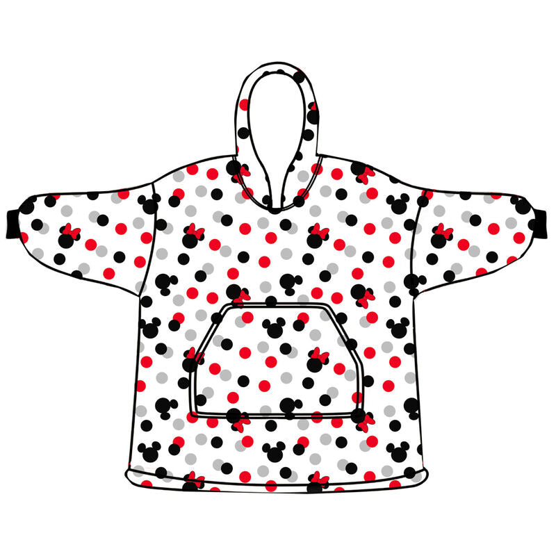 Imagen 1 de Bata Sudadera Oversize Minnie Disney Coral Adulto