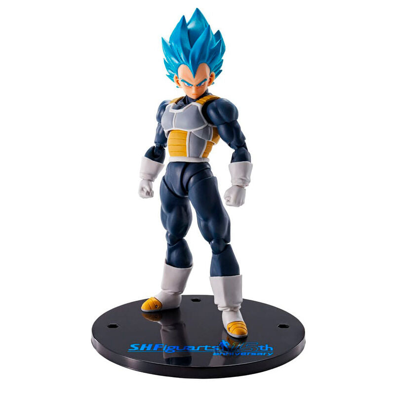 Imagen 1 de Figura Sh Figuarts Vegeta Super Saiyan Blue 15Th Anniversary Dragon Ball Super 14Cm