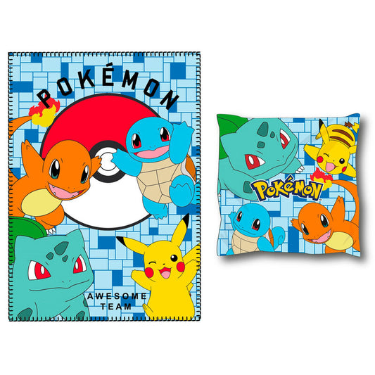 Imagen 1 de Set Manta Polar + Cojin Pokemon 2