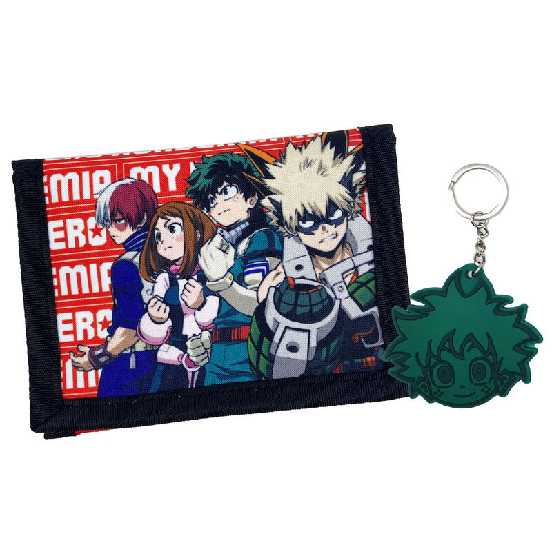 Imagen 1 - Set Cartera + Llavero My Hero Academia