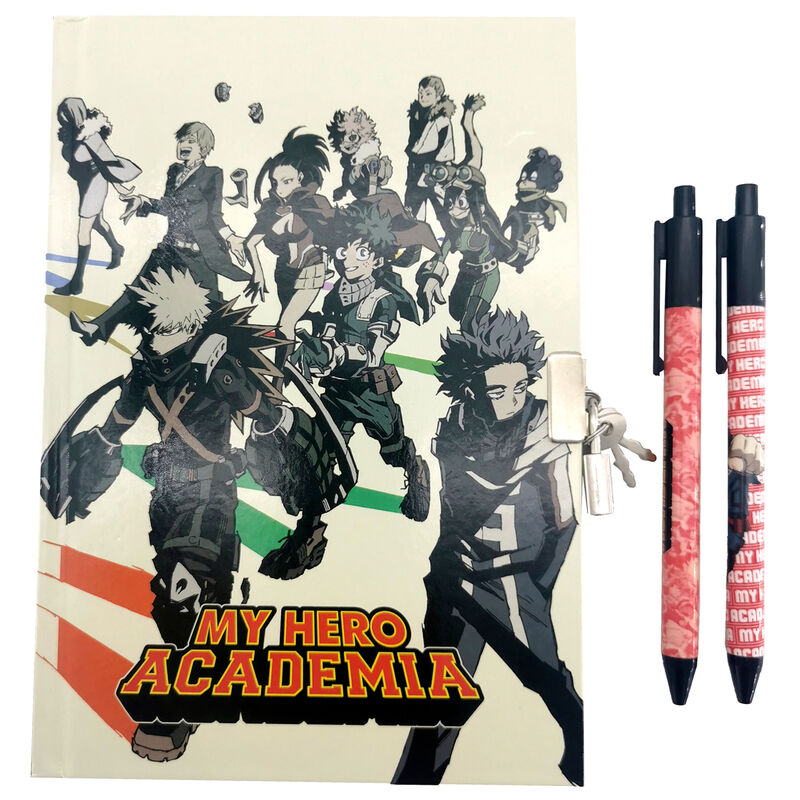 Imagen 1 - Set Diario + 2 Boligrafos My Hero Academia