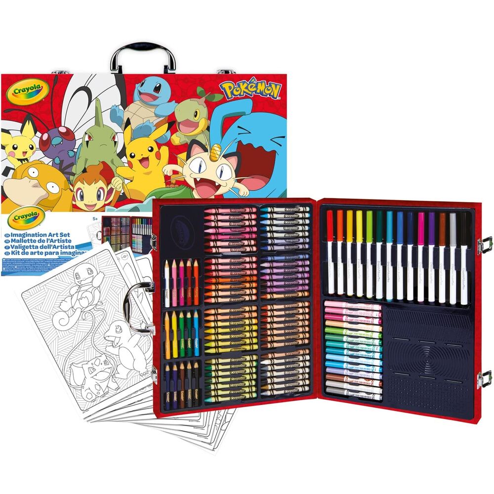 Imagen de Maletin Artista Pokemon Crayola parte de nuestra colección en Espadas y más, sitio oficial.