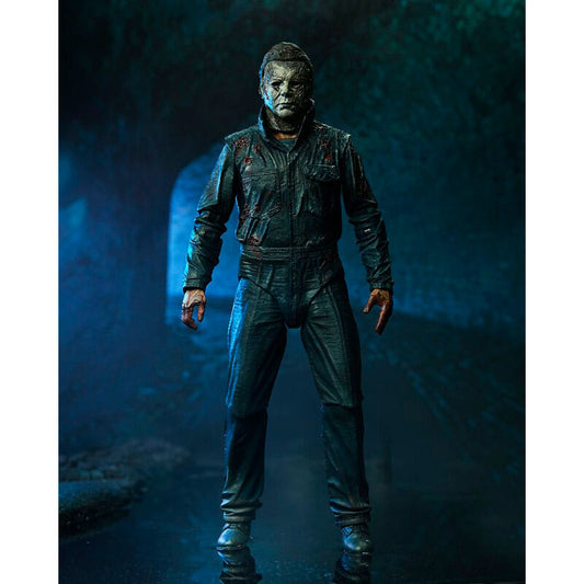 Imagen de Figura Utimate Michael Mayers Halloween Ends 18Cm parte de nuestra colección en Espadas y más, sitio oficial.