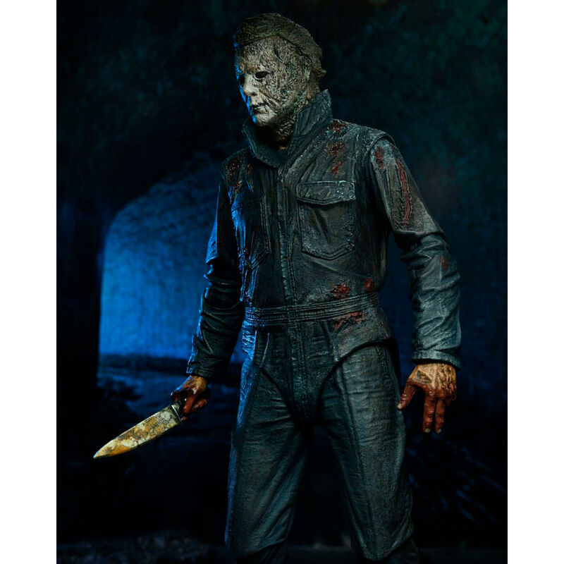 Imagen de Figura Utimate Michael Mayers Halloween Ends 18Cm parte de nuestra colección en Espadas y más, sitio oficial.