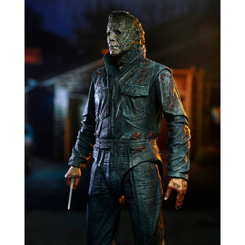 Imagen de Figura Utimate Michael Mayers Halloween Ends 18Cm parte de nuestra colección en Espadas y más, sitio oficial.