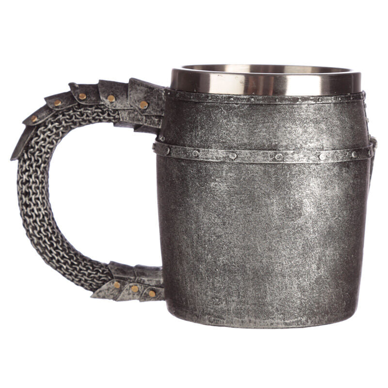 Imagen 2 - Jarra Casco Y Malla Medieval