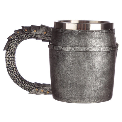 Imagen 2 - Jarra Casco Y Malla Medieval