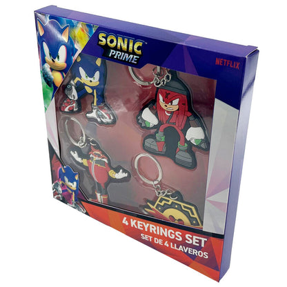 Imagen 2 de Blister 4 Llaveros Sonic The Hedgehog