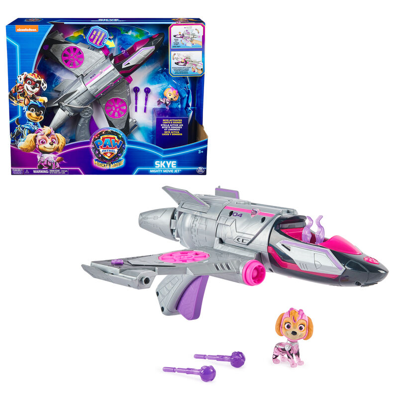 Imagen 1 de Vehiculo Deluxe Skye Mighty Movie Patrulla Canina Paw Patrol