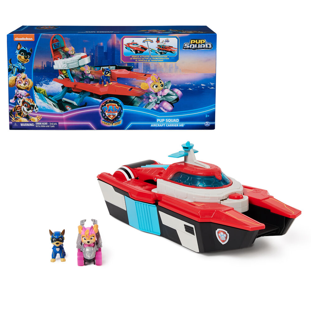 Imagen 1 de Playset Pup Squad Aircraft Mighty Movie Patrulla Canina Paw Patrol