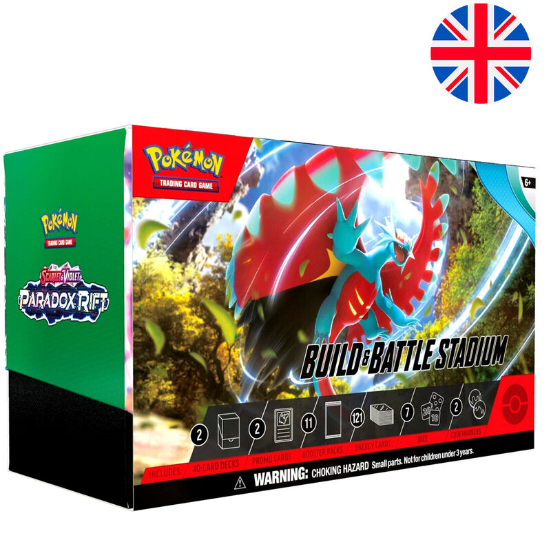 Imagen 1 de Estuche Juego Cartas Coleccionables Paradox Rift Scarlet & Violet Pokemon Ingles