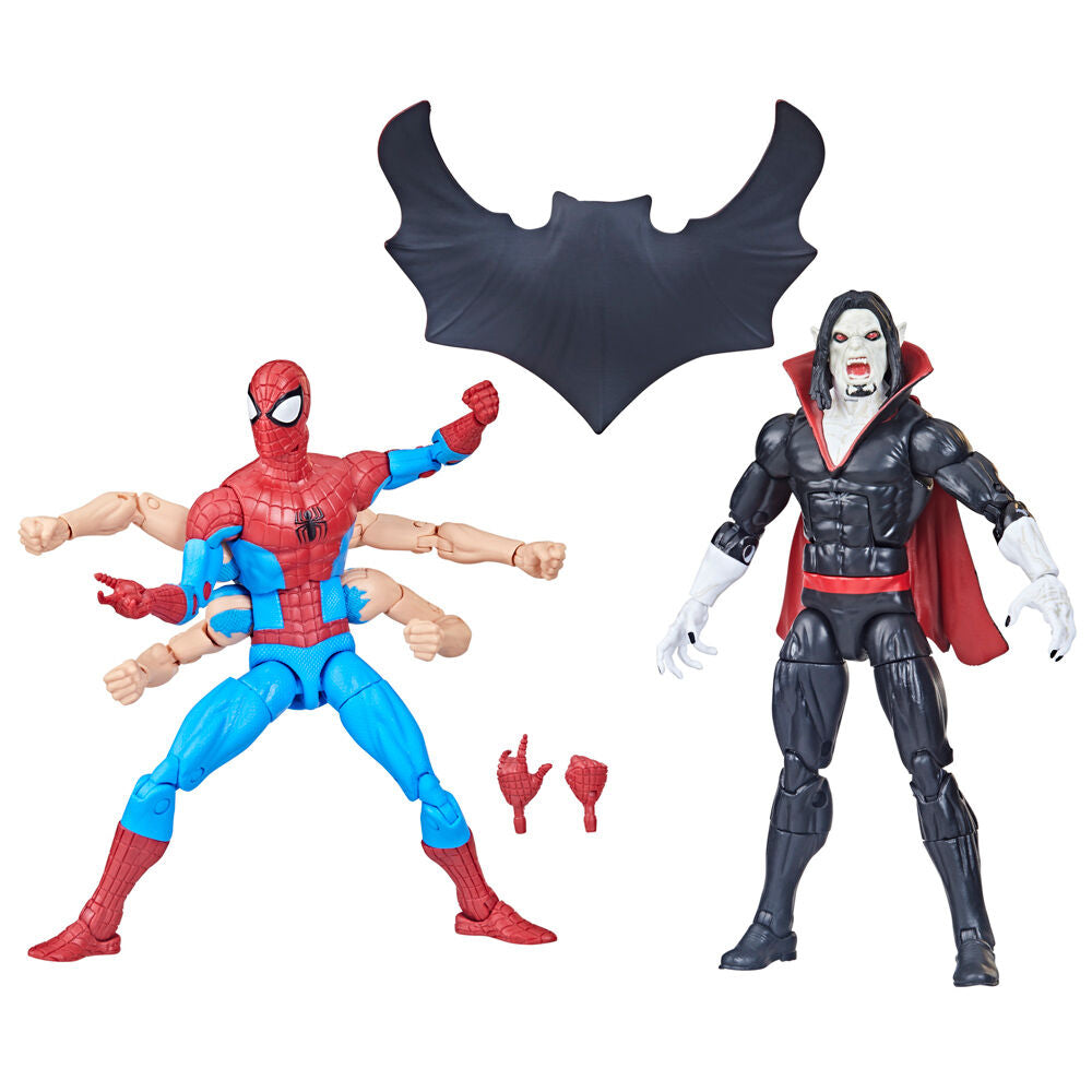 Imagen 1 de Figuras Spiderman & Morbius The Amazing Spiderman Marvel 15Cm