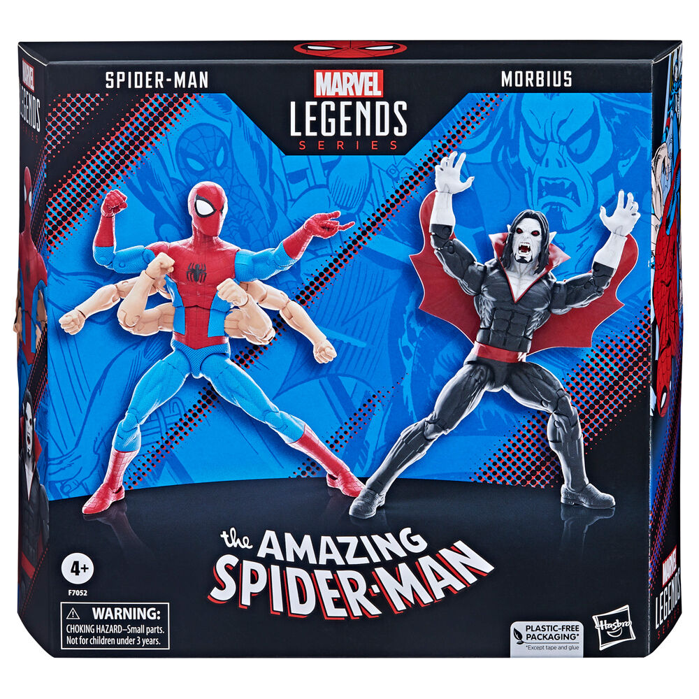 Imagen 6 de Figuras Spiderman & Morbius The Amazing Spiderman Marvel 15Cm
