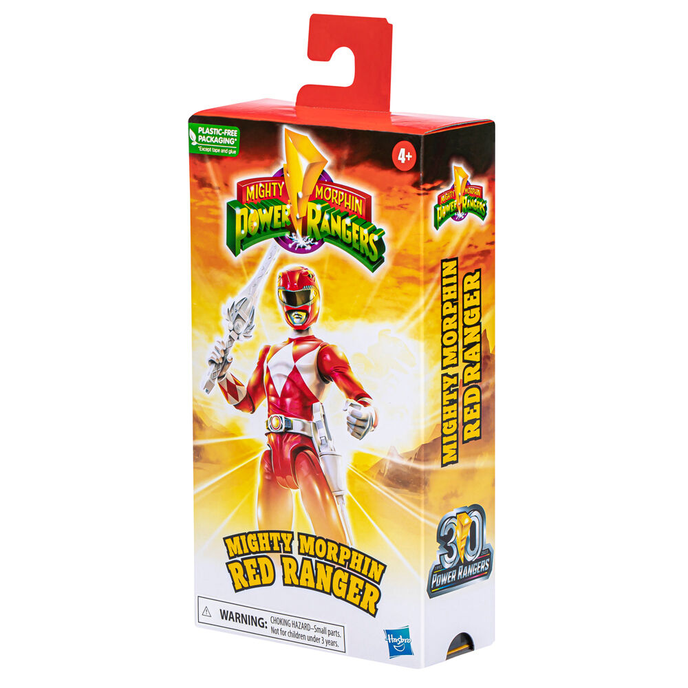 Imagen 2 de Figura Red Ranger Mighty Morphin Power Rangers 15Cm