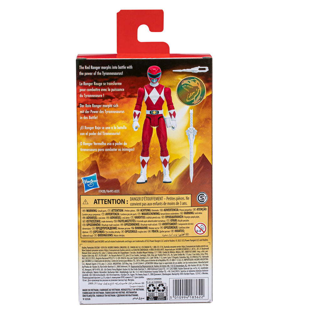 Imagen 4 de Figura Red Ranger Mighty Morphin Power Rangers 15Cm