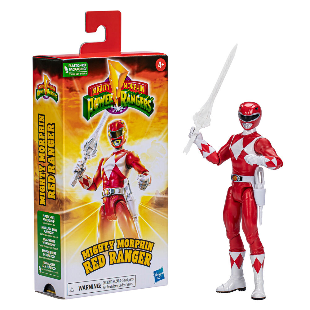 Imagen 6 de Figura Red Ranger Mighty Morphin Power Rangers 15Cm