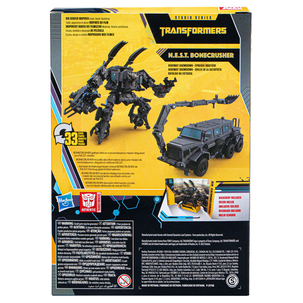 Imagen 4 de Figura N.E.S.T. Bonecrusher Buzzworthy Bumblebee Studio Series Transformers 16Cm