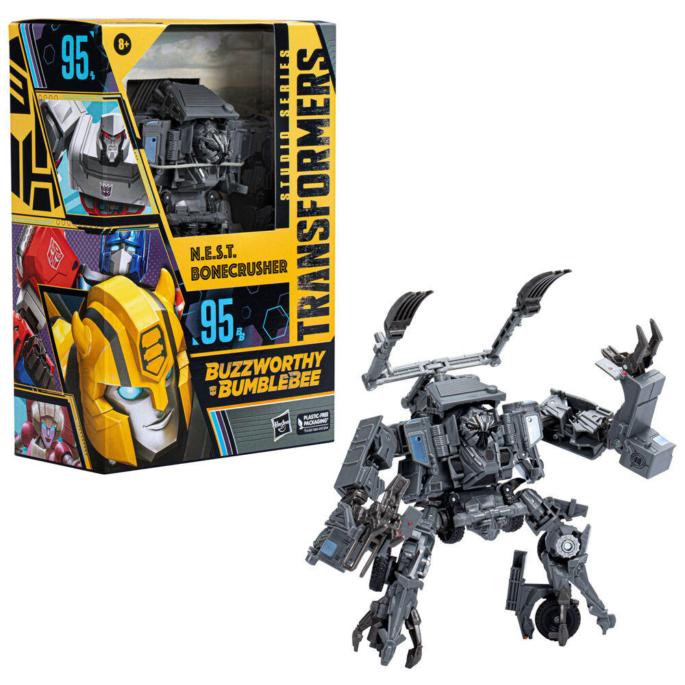 Imagen 2 de Figura N.E.S.T. Bonecrusher Buzzworthy Bumblebee Studio Series Transformers 16Cm
