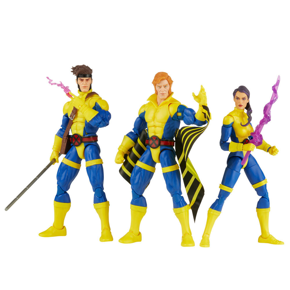 Imagen 4 de Figuras Gambit Mavels Banshee Psylocke X-Men Marvel 15Cm