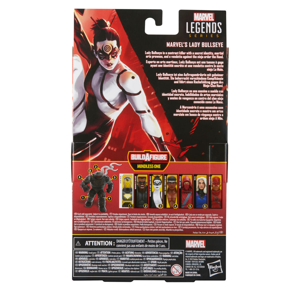 Imagen 6 de Figura Marvel Lady Bullseye Knights Legends Series Marvel 15Cm