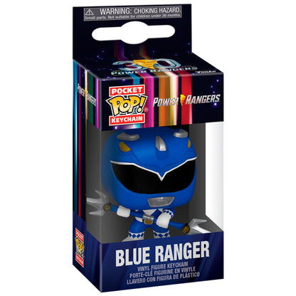 Imagen 2 de Llavero Pocket Pop Power Rangers 30Th Anniversary Blue Ranger