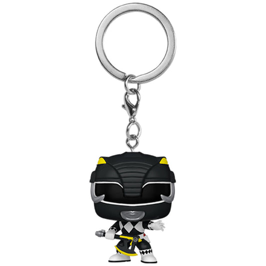 Imagen 1 de Llavero Pocket Pop Power Rangers 30Th Anniversary Black Ranger